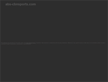 Tablet Screenshot of abs-cbnsports.com